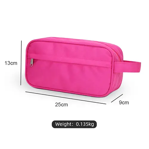 Bulk colorful cosmetic bags for retail branding and gift promotions